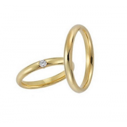 Gerstner trouwringen set 20353 14krt goud met diamant