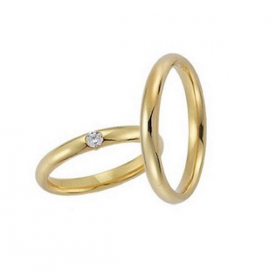 Gerstner trouwringen set 20353 14krt goud met diamant