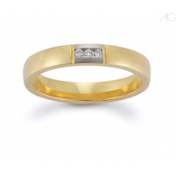 Gerstner trouwringen set 20354 14krt goud met diamant