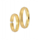 Gerstner trouwringen set 20357 14krt goud met diamant
