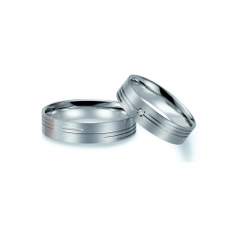 Gerstner trouwringen set 20414 14krt goud met diamant