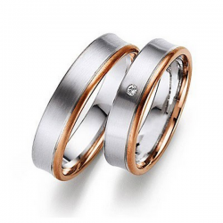 Gerstner trouwringen set 20415 14krt goud met diamant