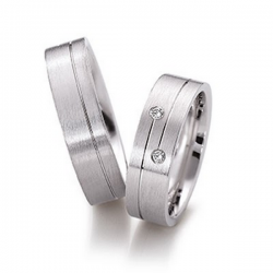 Gerstner trouwringen set 20507 14krt goud met diamant