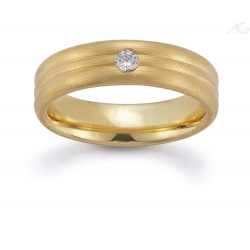 Gerstner trouwringen set 20678 14krt goud met diamant