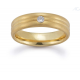 Gerstner trouwringen set 20678 14krt goud met diamant