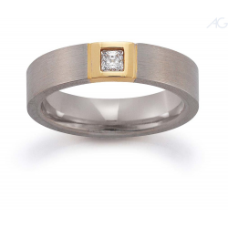 Gerstner trouwringen set 20875 14krt goud met diamant
