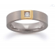 Gerstner trouwringen set 20875 14krt goud met diamant