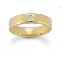 Gerstner trouwringen set 20879 14krt goud met diamant