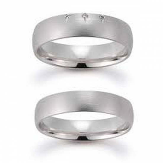Gerstner trouwringen set 28062 14krt goud met diamant