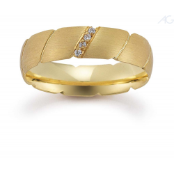 Gerstner trouwringen set 28066 14krt goud met diamant