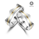 Marrya Trouwringen set SG-01 Zilver met Goud