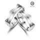 Marrya Trouwringen set SG-01 Zilver met Goud