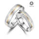 Marrya Trouwringen set SG-02 Zilver met Goud