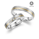 Marrya Trouwringen set SG-04 Zilver met Goud