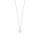 Gouden 14kt solitair hanger met diamant van 0,05ct