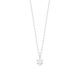 Gouden 14kt solitair hanger met diamant van 0,15ct