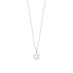 Gouden 14kt solitair hanger met diamant van 0,20ct