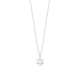 Gouden 14kt solitair hanger met diamant van 0,30ct