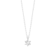 Gouden 14kt solitair hanger met diamant van 0,40ct