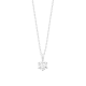 Gouden 14kt solitair hanger met diamant van 0,50ct