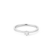 Gouden 14kt solitair ring met diamant van 0,10ct
