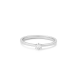 Gouden 14kt solitair ring met diamant van 0,15ct