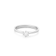 Gouden 14kt solitair ring met diamant van 0,25ct