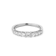 Gouden 14kt half eternity ring met diamant van 0,50ct