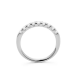 Gouden 14kt half eternity ring met diamant van 0,52ct