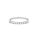 Gouden 14kt half eternity ring met diamant van 0,25ct