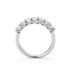 Gouden 14kt half eternity ring met diamant van 1,00ct