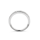 Gouden 14kt half eternity ring met diamant van 0,52ct