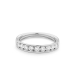 Gouden 14kt half eternity ring met diamant van 0,75ct