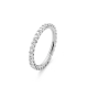 Gouden 14kt eternity ring met diamant van 1,00ct