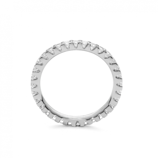 Gouden 14kt eternity ring met diamant van 1,00ct