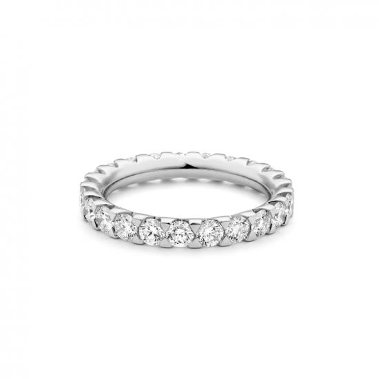 Gouden 14kt eternity ring met diamant van 2,05ct