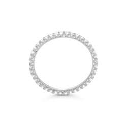 Gouden 14kt eternity ring met diamant van 0,50ct