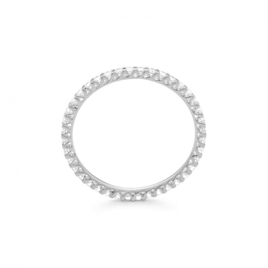 Gouden 14kt eternity ring met diamant van 0,50ct