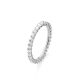 Gouden 14kt eternity ring met diamant van 1,00ct