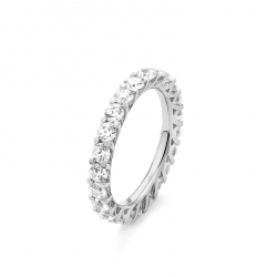 Gouden 14kt eternity ring met diamant van 2,05ct