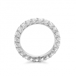 Gouden 14kt eternity ring met diamant van 2,05ct