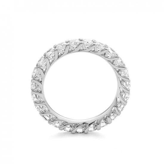 Gouden 14kt eternity ring met diamant van 2,05ct