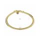 Zilgold armband gourmette 4,7 mm 19 cm