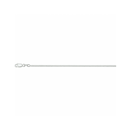 Zilveren collier gourmette 2,1mm 70cm