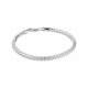 Huiscollectie Zilveren collier vierkant gourmet 4mm 60cm