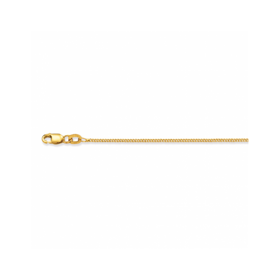 Gouden collier gourmet 1.2mm 50cm